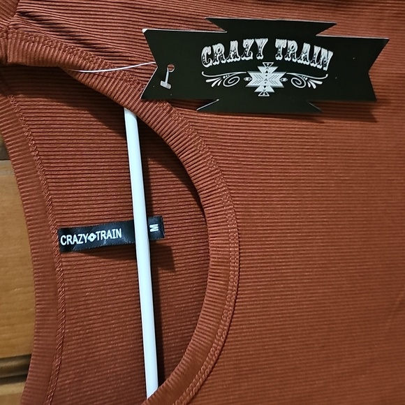 Crazy Train Solid Choice Ribbed Tee - Picture 2 of 4